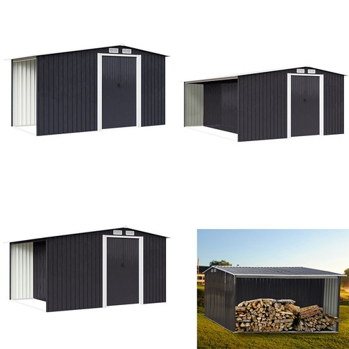 2in1 sheds galvanised steel - sheds,