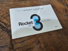 GENUINE 1969 BSA 750cc ROCKET 3 MODEL A75 MOTORCYCLE OWNERS HANDBOOK MANUAL