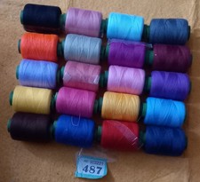 20 Reels Of Sewing Thread. Gorgeous  Colours. Most Reels Are Full