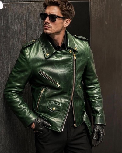 Men green distressed - green,