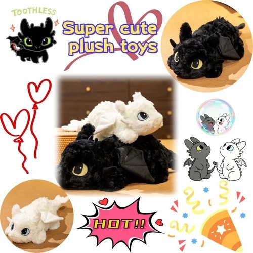 Toothless dragon plush toy - toothless,