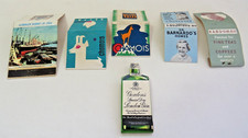 6 Rather Special Matchbooks. Dr Barnardo's, Gordon's, Kardomah, Chamois, London
