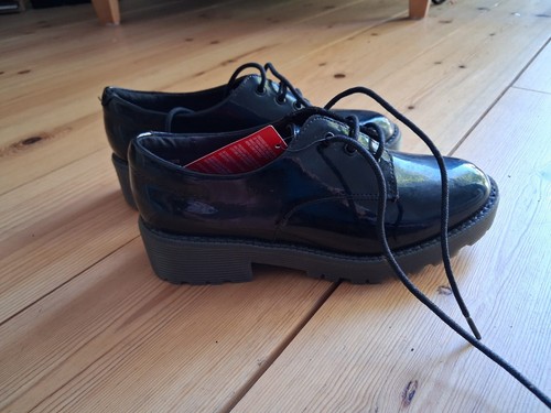 Collection black patent - m&s,