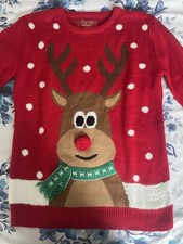 Primark Christmas/Xmas Novelty Jumper Age 10-11 Years