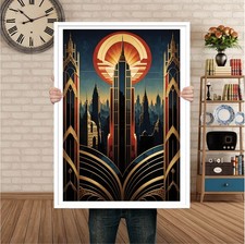 Art Deco Architecture Wall Art