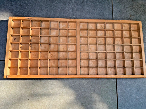 Vintage wooden letterpress - vintage,
