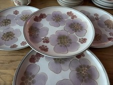 ⭐️NEW⭐️ 4 x DENBY Gypsy Stoneware Dinner Plates 25.5cm / 10” Gorgeous SET 1