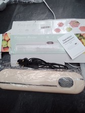 Electric Compact Vacuum Sealer  In Beige With 10 Bags Inc Postage