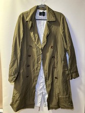 Diesel Black Gold Trench Coat S Jacket Mac khaki nylon lightweight jacket