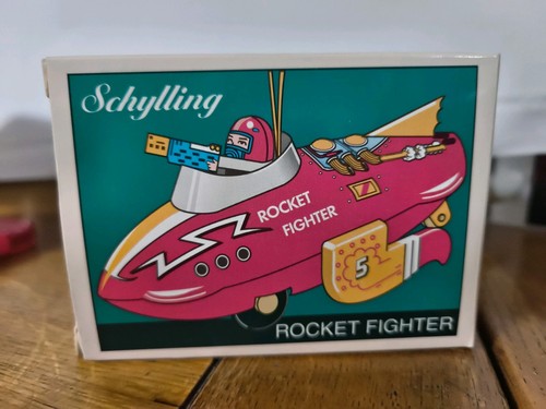 Schylling rocket fighter tin - rocket,