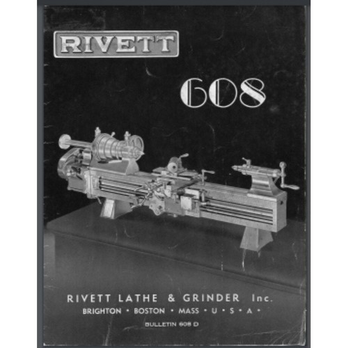 Rivett lathe bulletin - lathe,