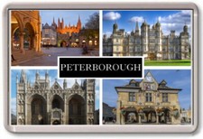 FRIDGE MAGNET - PETERBOROUGH -