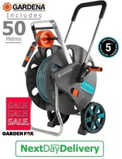 Genuine GARDENA - Hose Trolley Aquaroll L 50m - 18522-20 - 4078500032926