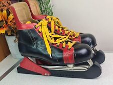 Vintage Ice Skate Kovopol Tornado Size 9 Leather Made In Czechoslovakia