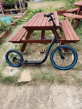 Osprey BMX Scooter Adult Off-Road, Black/Blue