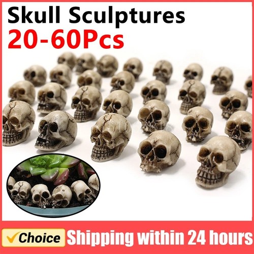 20pcs mini skull figures - skull,