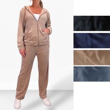Ladies 2 Piece Velour