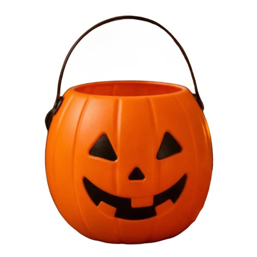 Halloween pumpkin candy bucket - pumpkin,