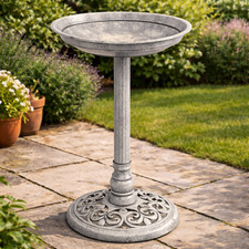 Garden bird bath 62cm - bath,
