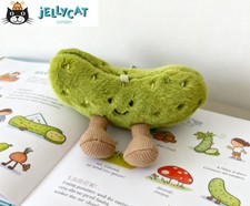 Jellycat Amuseables Pickle Plush – Soft Green Toy, BNWT+Bag,Cute Christmas Gift