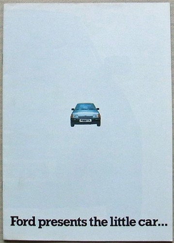 Ford fiesta car sales brochure - car,