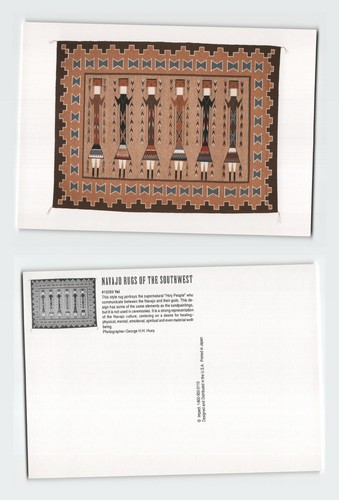 Vintage postcard navajo rugs - postcard,