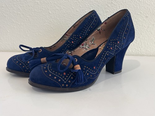 Miss fire blue - miss, suede