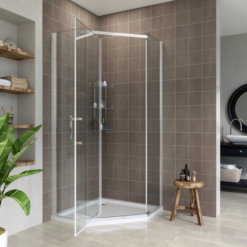 900x900 frameless shower - 900x900,