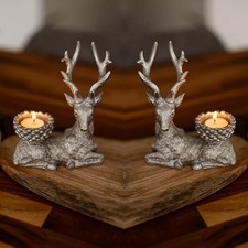 Christmas Stag Candle Holder