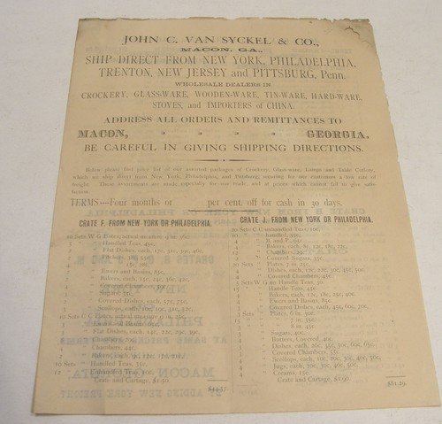 Antique c1880 macon - c1880,