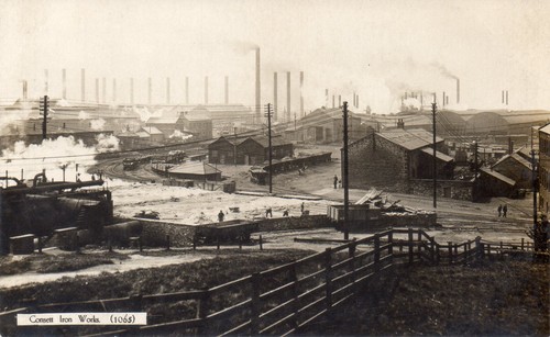 Consett county durham iron - consett,, durham.