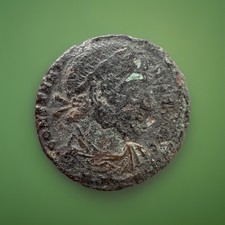 Ancient Roman Coin Cleaned