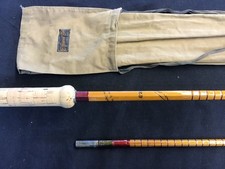 Vintage B. James Richard Walker, Mk IV Carp Rod, 10ft split cane