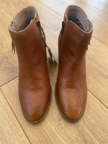 Fatface brown leather ankle - leather,