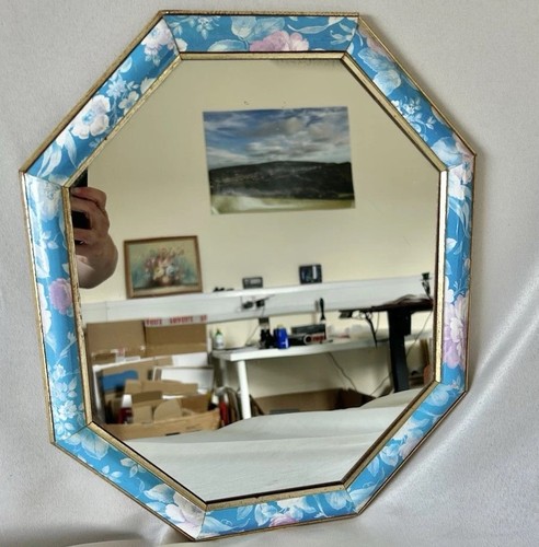 Vintage 1980 octagonal floral - 1980,