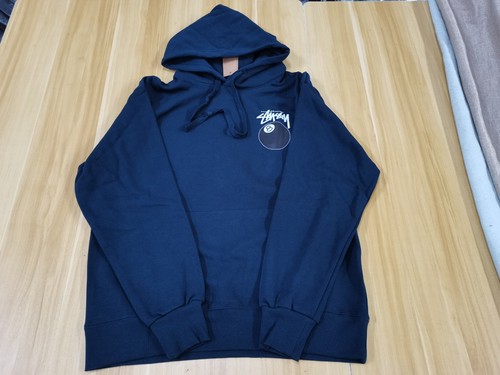Stussy blue hooded sweatshirt