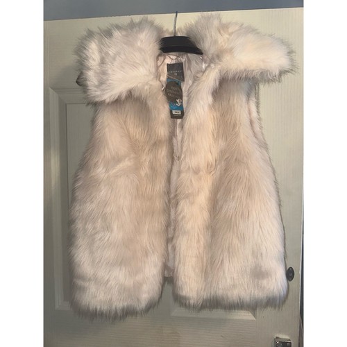Women faux fur gilet - faux,