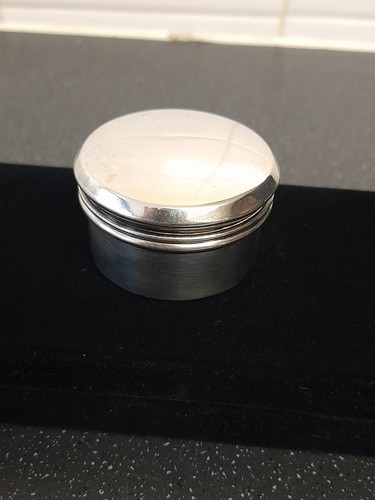 Antique sterling silver - silver, pill