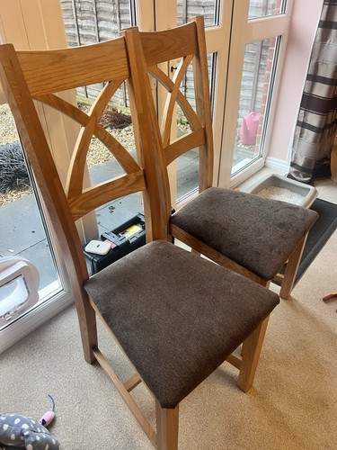 Natural solid oak - oak, back