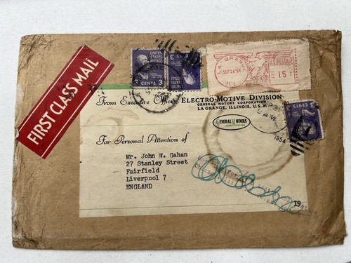1954 usa used envelope with - used,