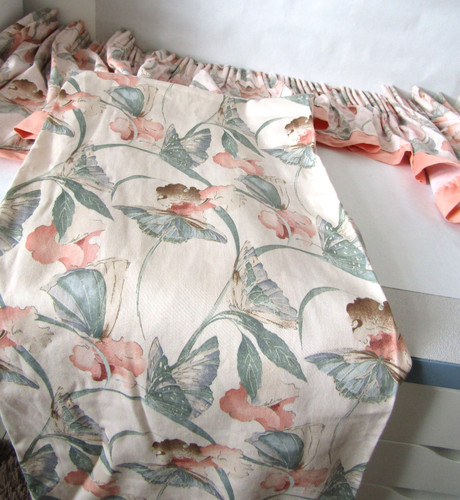 Vintage cotton curtains - vintage, &