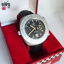 Heuer Calculator 110.633 – Vintage Automatic Chronograph – Serviced – Box