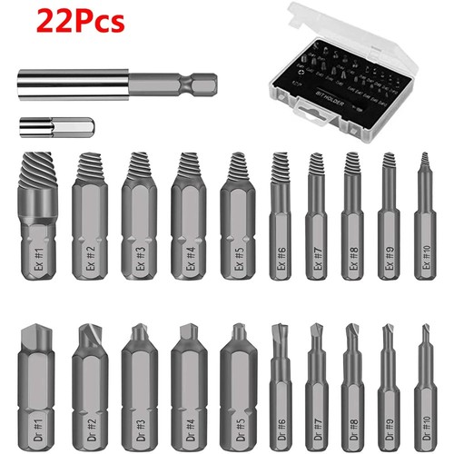22x broken screw extractor - 22x,