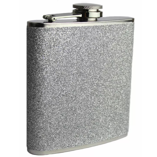 6oz hip flask - hip, steel