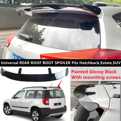 Universal glossy black - black, abs