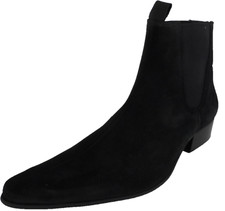 Ikon original black real suede - black,