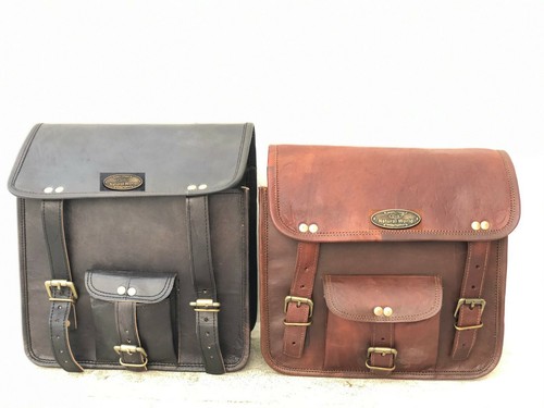 Gvb side pouch brown black - pouch,