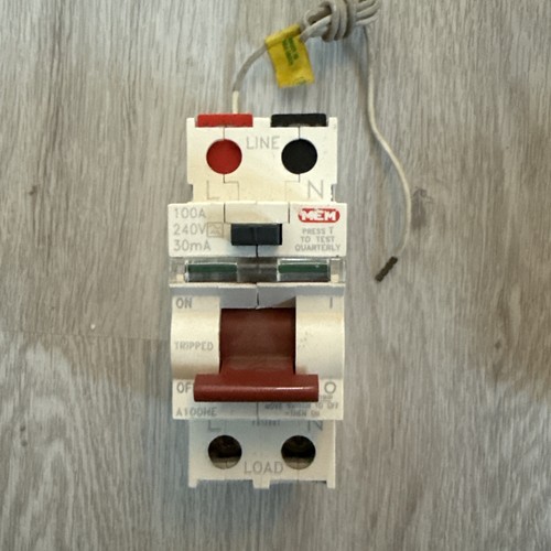 Mem rcd 100 amp 30ma - rcd,