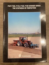 FiatAgri F100 F110 F120 F120 F130 Vintage Tractor Brochure Leaflet