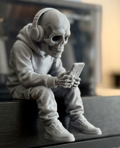 Skeleton shelf sitter - shelf, figurine